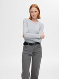 Selected GERIBDE TOP MET LANGE MOUWEN, Light Grey Melange, highres - 16077380_LightGreyMelange_008.jpg