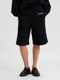 Selected HIGH WAIST SHORTS, Black, highres - 16083413_Black_003.jpg