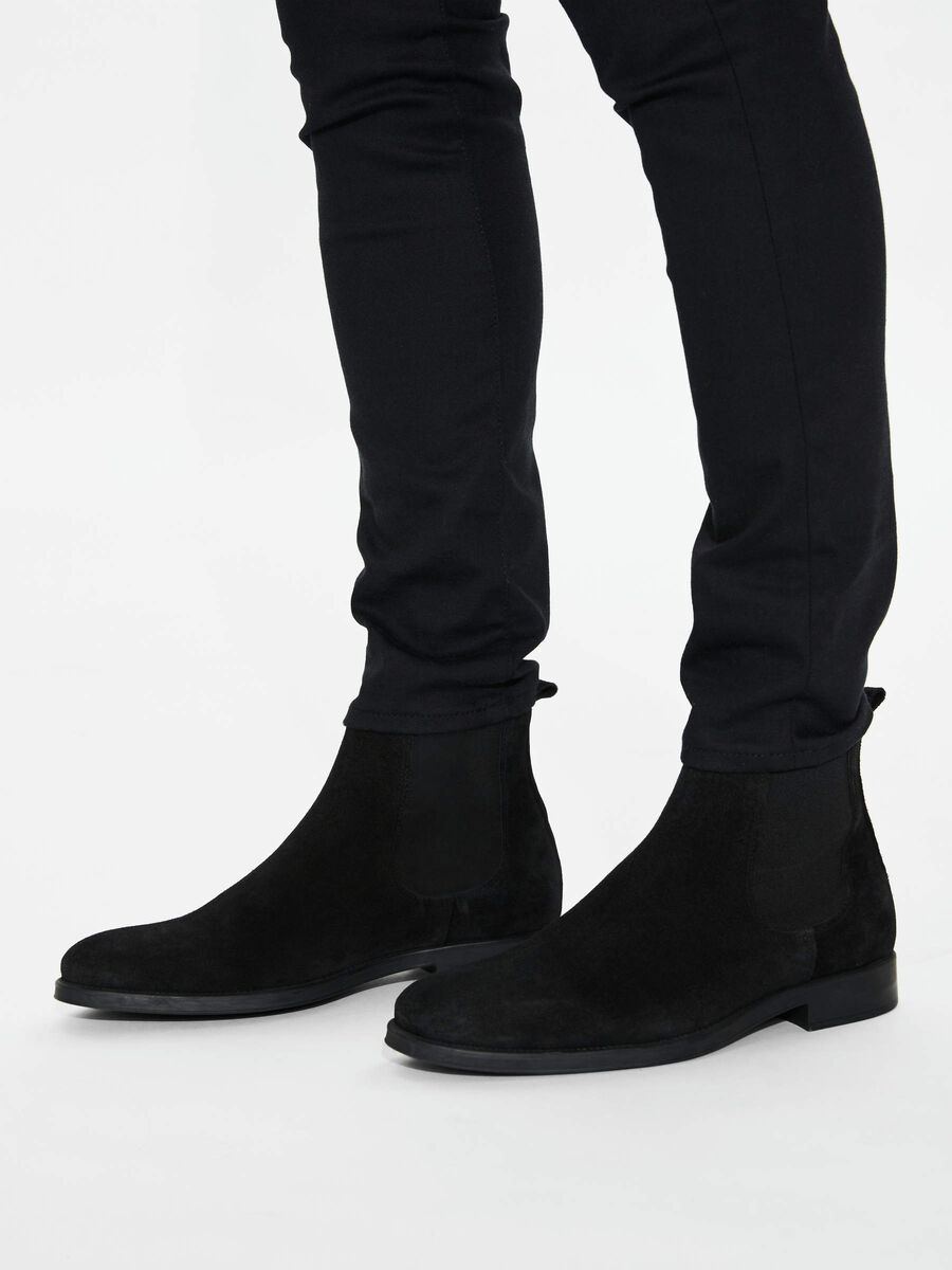 Selected SUEDE - BOOTS, Black, highres - 16056178_Black_003.jpg