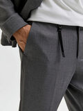 Selected 172 SLIM TAPERED FIT TROUSERS, Grey Melange, highres - 16082811_GreyMelange_006.jpg