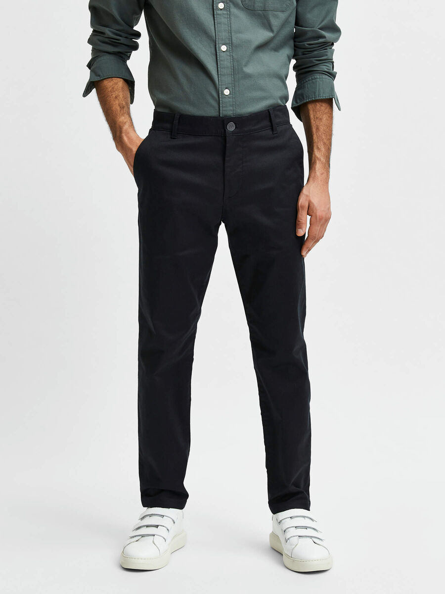 Selected SLIM FIT CHINO, Black, highres - 16080156_Black_003.jpg