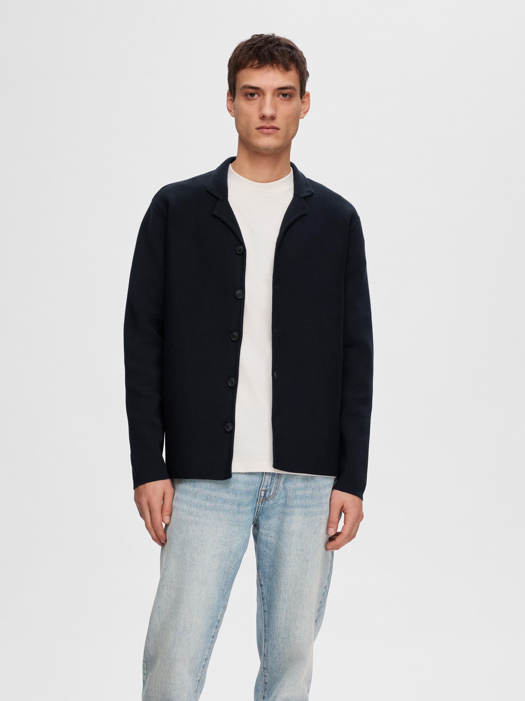 Men s Cardigans Knit Zip Cardigans SELECTED HOMME
