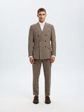 Selected SLIM FIT DOBBELTRADET BLAZER, Dark Sand Melange, highres - 16098184_DarkSandMelange_005.jpg