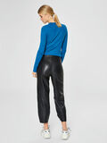 Selected HIGH WAIST - LEATHER TROUSERS, Black, highres - 16065199_Black_004.jpg