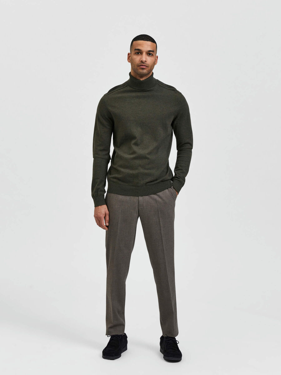 Selected LONG-SLEEVED ROLL NECK PULLOVER, Forest Night, highres - 16074684_ForestNight_779199_005.jpg