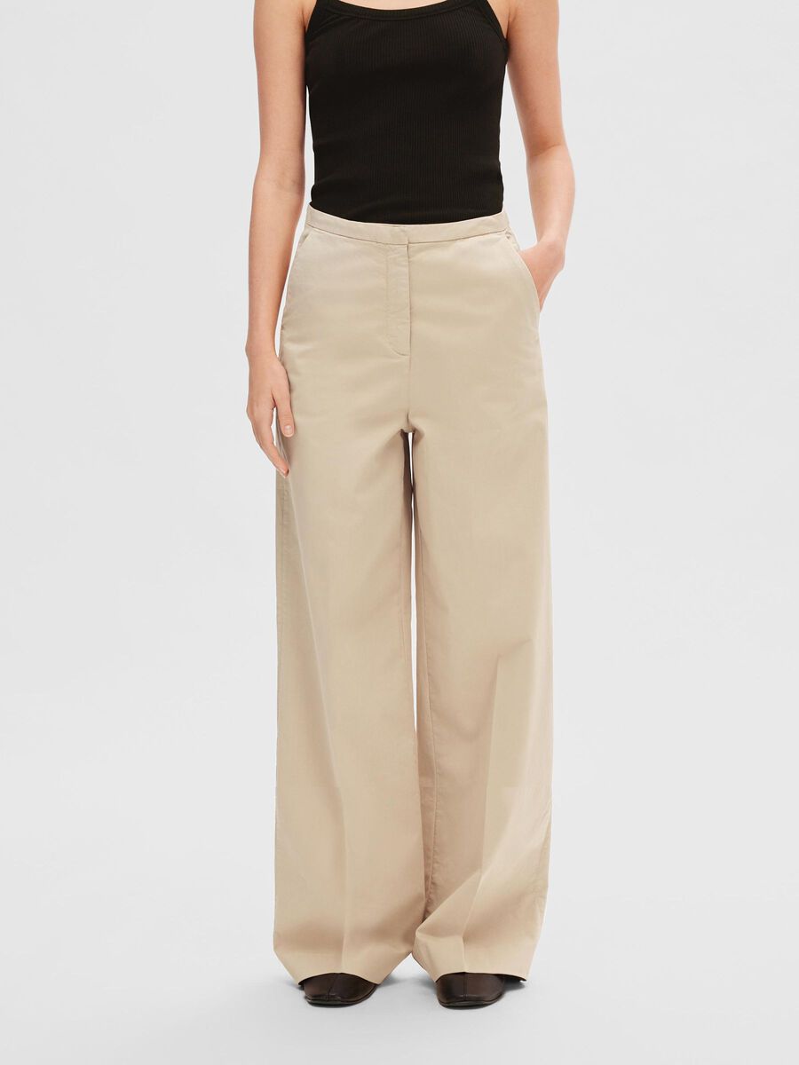Selected JAMBE EXTRA-LARGE PANTALON, Humus, highres - 16093143_Humus_003.jpg