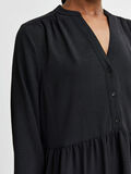 Selected TIERED MINI DRESS, Black, highres - 16079687_Black_006.jpg