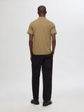 Selected ZIPPER POLO SHIRT, Kelp, highres - 16079026_Kelp_004.jpg
