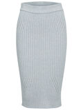 Selected KNITTED - SKIRT, Light Grey Melange, highres - 16059953_LightGreyMelange_001.jpg