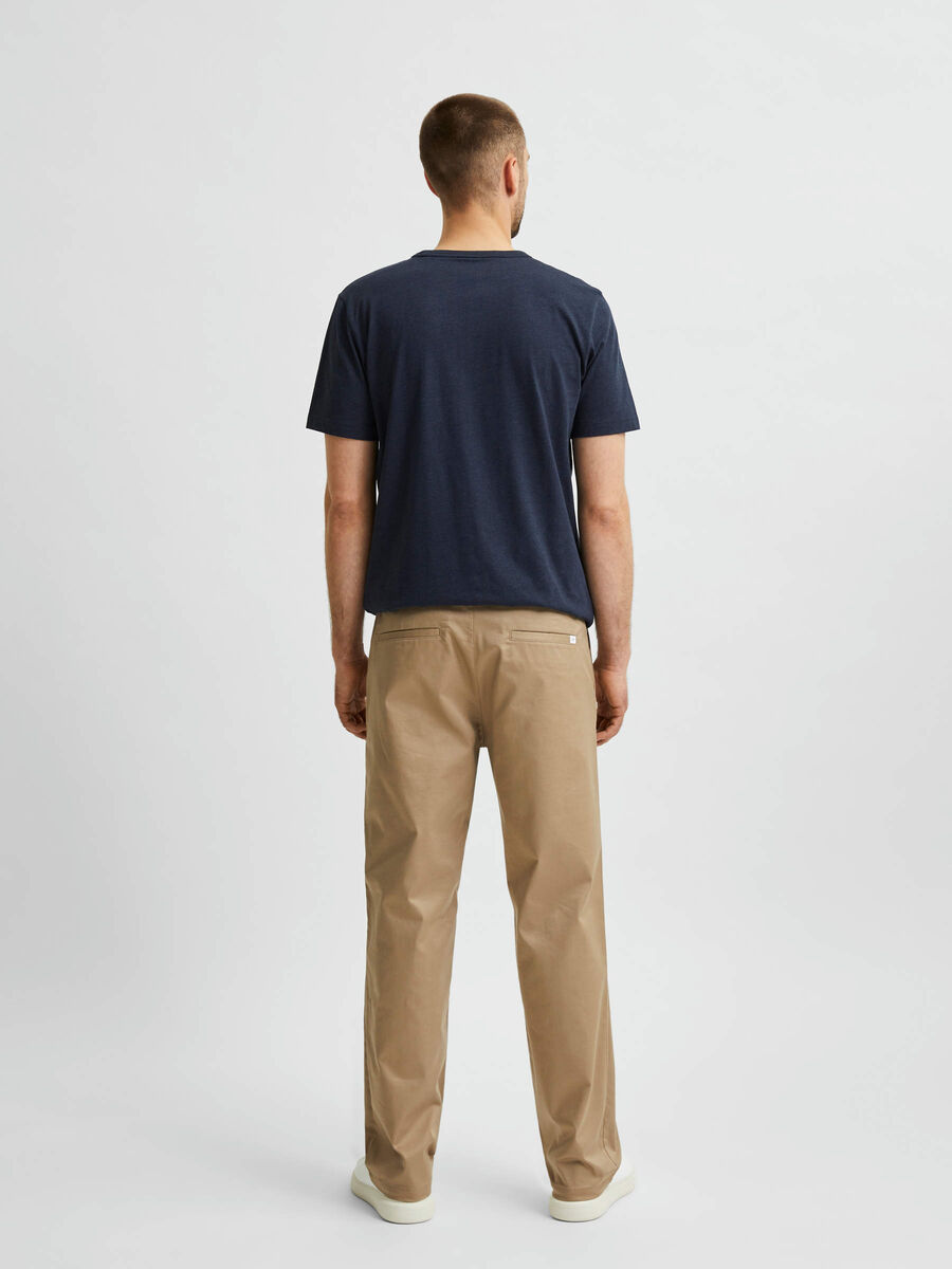 Selected 220 LOOSE FIT FLEX CHINOS, Chinchilla, highres - 16080159_Chinchilla_004.jpg