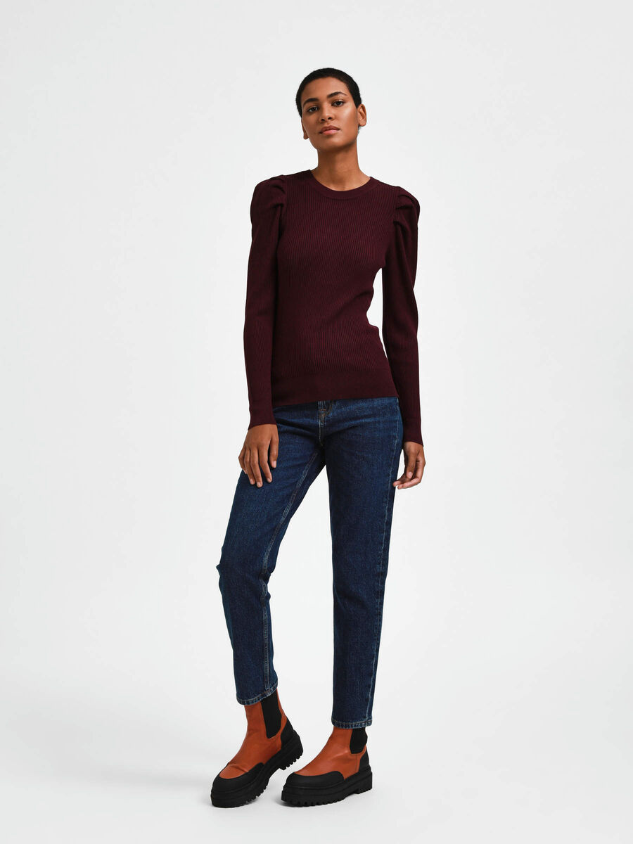 Selected RIBBED PULLOVER, Potent Purple, highres - 16080458_PotentPurple_005.jpg