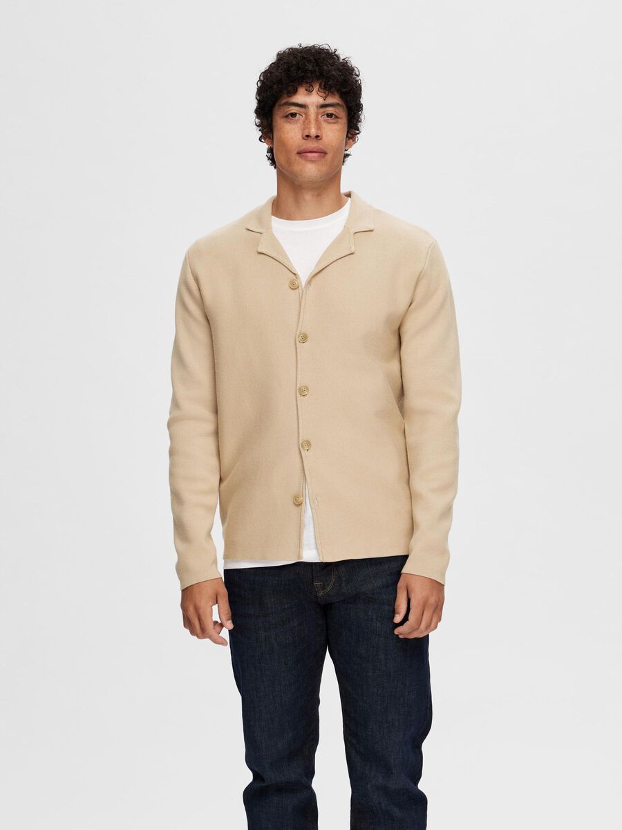 Selected CUBAN-STYLE CARDIGAN, Pure Cashmere, highres - 16092313_PureCashmere_003.jpg