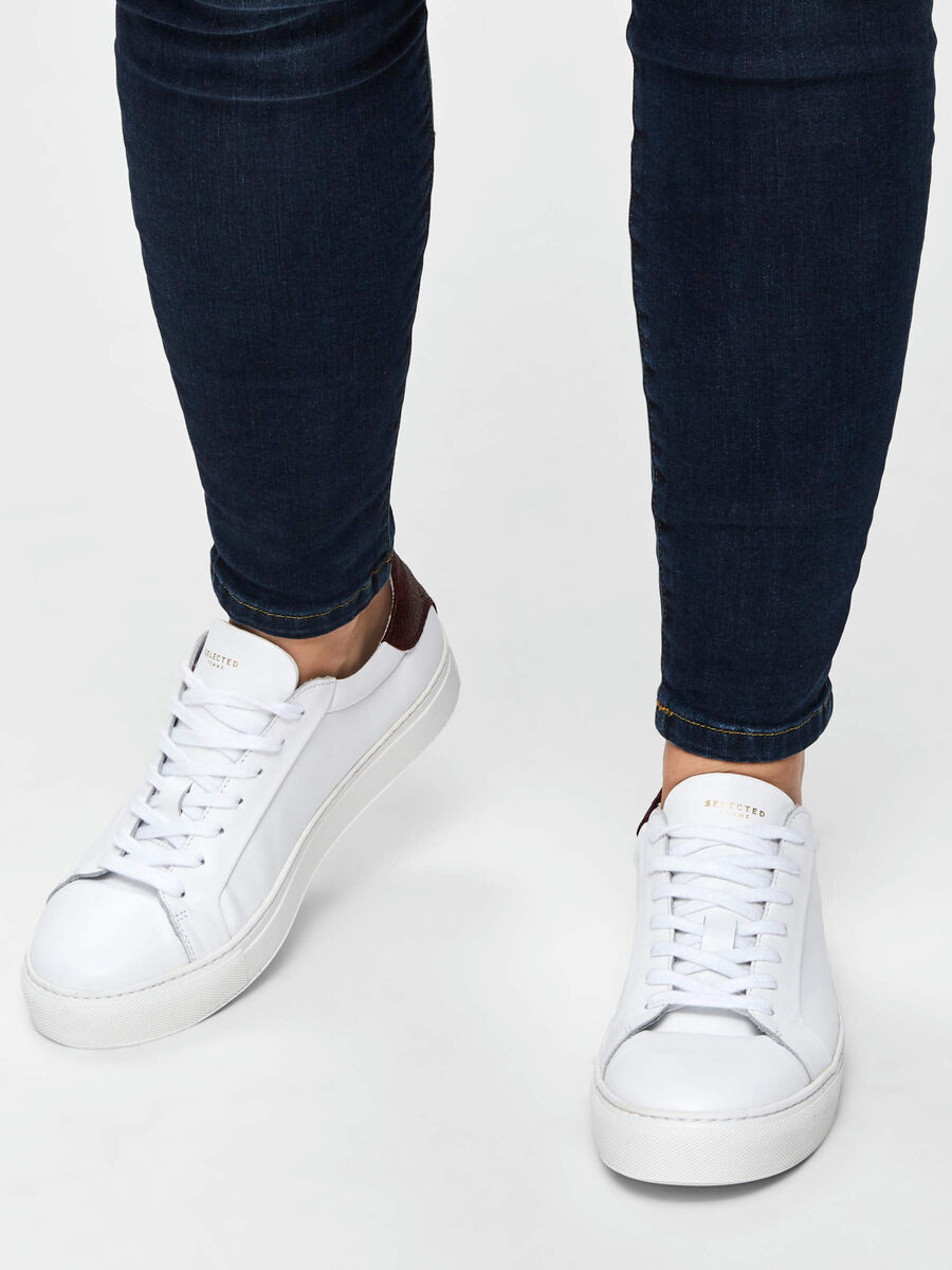Selected LÄDERSYDDA - SNEAKERS, Decadent Chocolate, highres - 16069937_DecadentChocolate_003.jpg