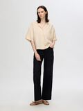 Selected BOXY SHORT SLEEVED SHIRT, Sandshell, highres - 16093093_Sandshell_005.jpg