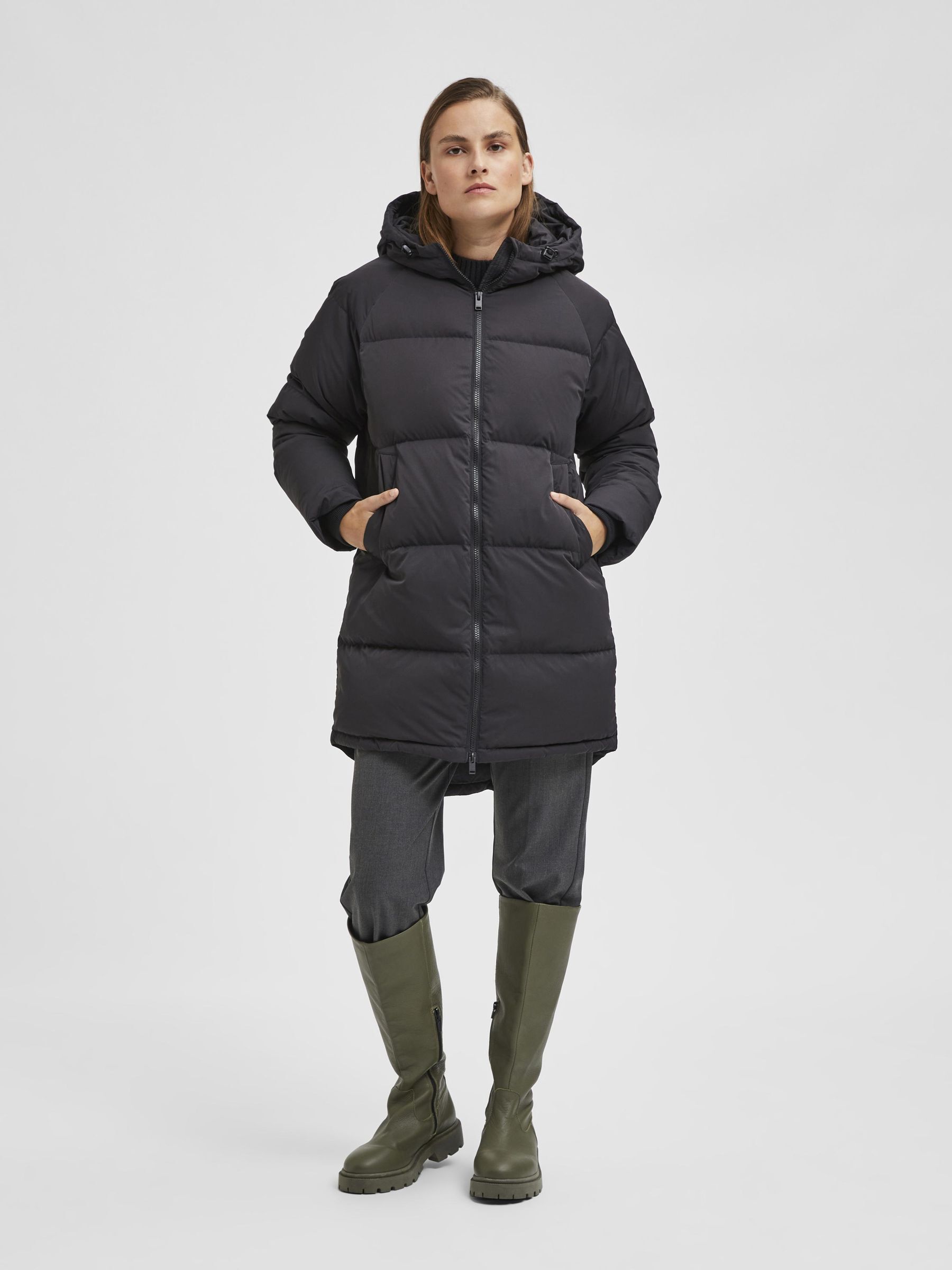 Petite puffer jacket | Selected