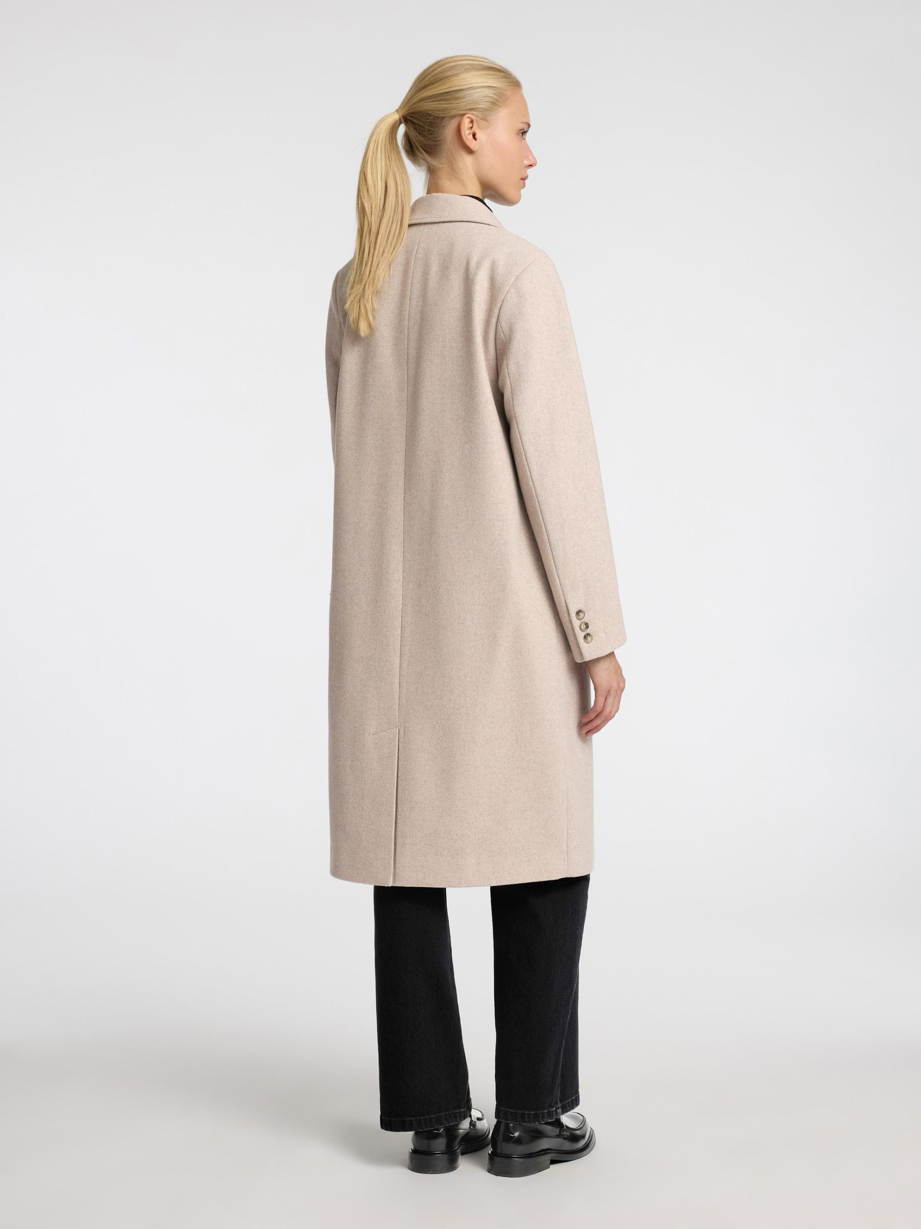 SINGLE BREASTED COAT Grey SELECTED FEMME