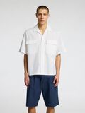Selected BOXY FIT SHORT SLEEVED SHIRT, White, highres - 16099037_White_1214282_003.jpg