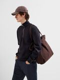 Selected VISKOSEMIX HALF-ZIP SWEATSHIRT, Black, highres - 16094477_Black_008.jpg
