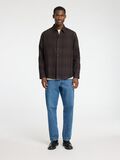 Selected LONG SLEEVED FLANNEL SHIRT, Chocolate Torte, highres - 16095733_ChocolateTorte_1143968_005.jpg