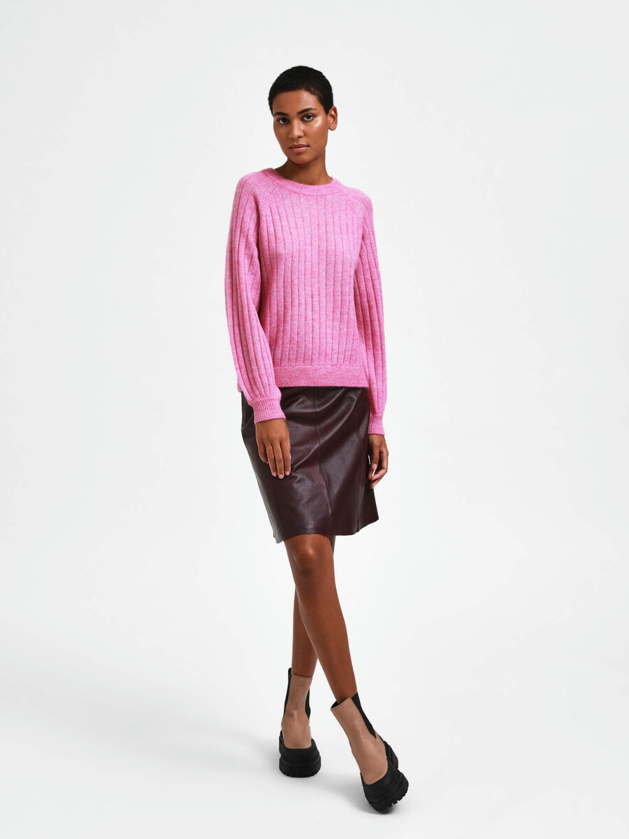 Selected RIPPSTRICK PULLOVER, Phlox Pink, highres - 16085573_PhloxPink_956091_005.jpg