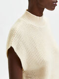 Selected HIGH NECK KNITTED VEST, Birch, highres - 16081879_Birch_006.jpg