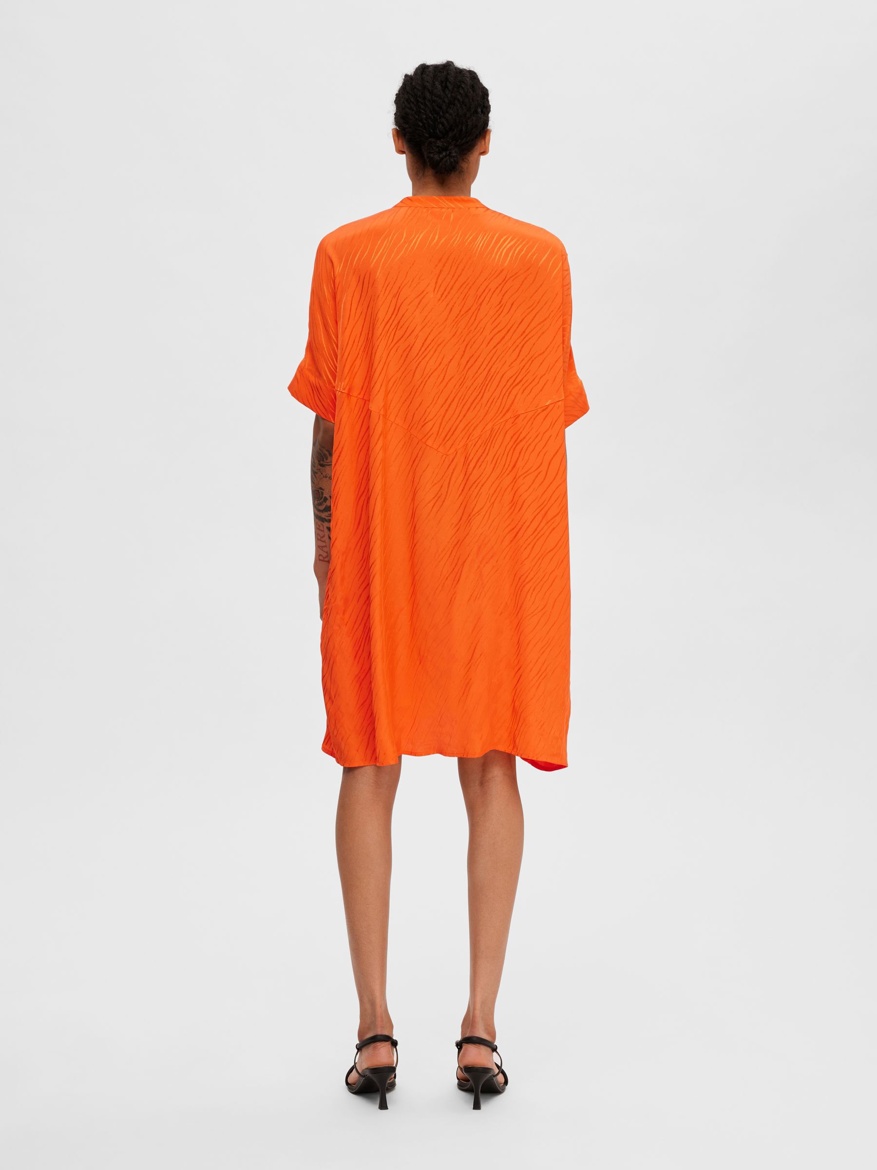 Selected femme orange dress sales