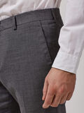 Selected SLIM FIT - TROUSERS, Medium Grey Melange, highres - 16054698_MediumGreyMelange_008.jpg