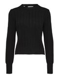 Selected LONG-SLEEVED JUMPER, Black, highres - 16086336_Black_001.jpg