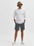 Selected TREKKOORD SHORTS, Grey Melange, highres - 16082873_GreyMelange_008.jpg