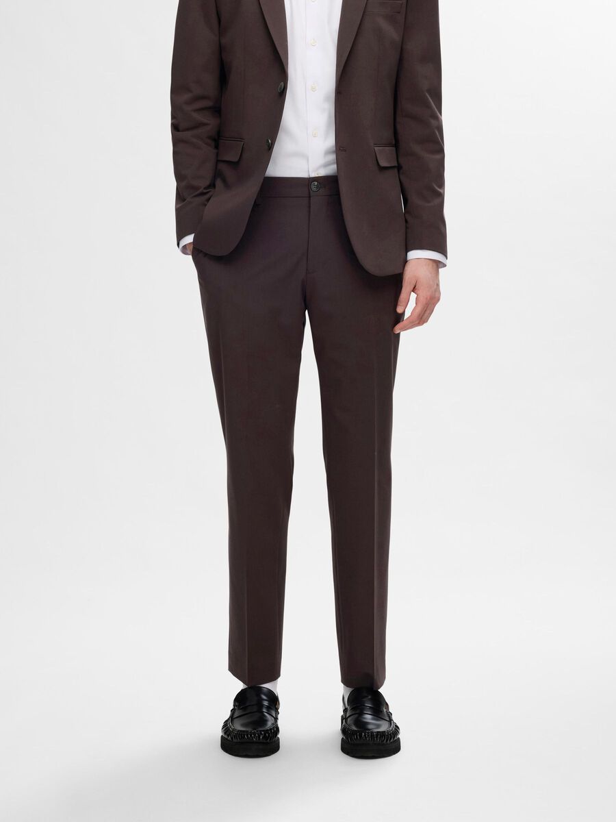 Selected 175 SLIM FIT BUKSER, Chocolate Torte, highres - 16087825_ChocolateTorte_003.jpg