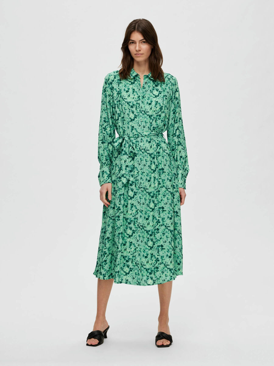 Selected PRINTED MIDI DRESS, Absinthe Green, highres - 16086694_AbsintheGreen_968045_003.jpg