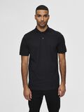 Selected KLASSISCHES POLO SHIRT, Black, highres - 16077364_Black_003.jpg