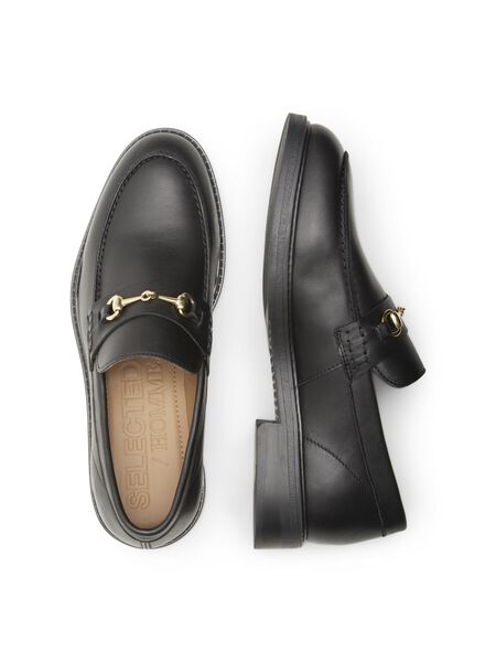 Selected LEATHER HORSEBIT LOAFERS, Black, highres - 16091483_Black_005.jpg