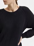 Selected RELAXED FIT KNITTED JUMPER, Black, highres - 16077846_Black_006.jpg