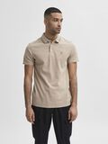 Selected ORGANIC COTTON POLO SHIRT, Dull Gold, highres - 16065598_DullGold_657487_003.jpg