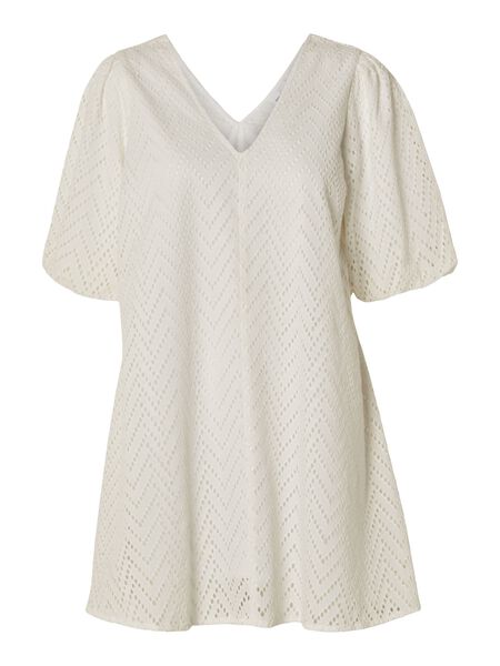 Selected BRODERIE ANGLAISE MINI DRESS, Bright White, highres - 16092093_BrightWhite_001.jpg
