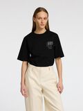 Selected T-SHIRT GIROCOLLO, Black, highres - 16097307_Black_1175768_003.jpg