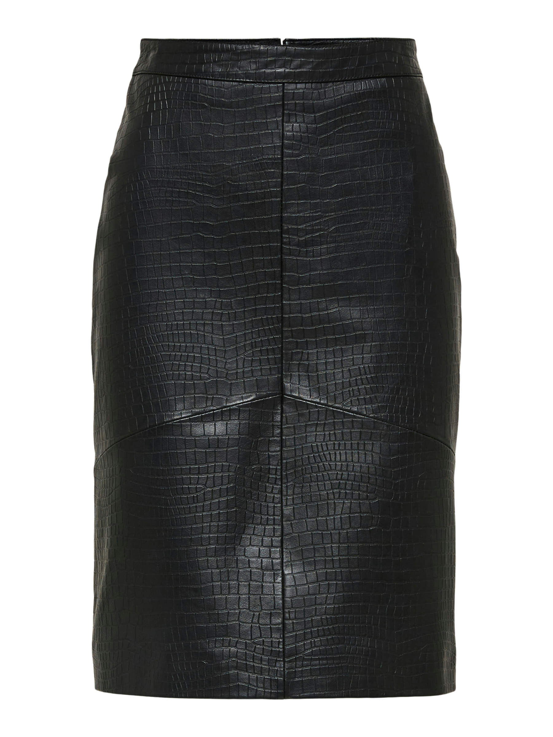 Selected femme leren clearance rok