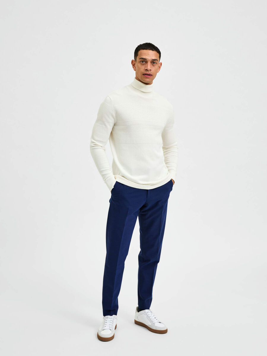 Selected KNITTED TURTLENECK, Egret, highres - 16084077_Egret_005.jpg