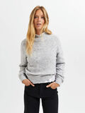 Selected CÔTELÉ PULL EN MAILLE, Light Grey Melange, highres - 16087618_LightGreyMelange_003.jpg