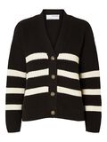 Selected STRIPED CARDIGAN, Black, highres - 16090275_Black_1042214_001.jpg