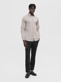 Selected LONG-SLEEVED SLIM FIT SHIRT, Pure Cashmere, highres - 16080200_PureCashmere_005.jpg