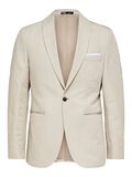 Selected SLIM FIT LINEN SINGLE-BREASTED BLAZER, Sand, highres - 16089604_Sand_001.jpg