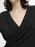 Selected VISCOSE MÉLANGÉE TOP CACHE-CŒUR, Black, highres - 16095304_Black_006.jpg