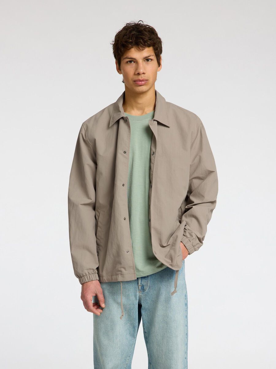 Selected WATER REPELLENT LIGHTWEIGHT JACKET, Greige, highres - 16096231_Greige_003.jpg