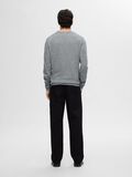 Selected 100% MERINO WOOL CREWNECK JUMPER, Medium Grey Melange, highres - 16094647_MediumGreyMelange_004.jpg
