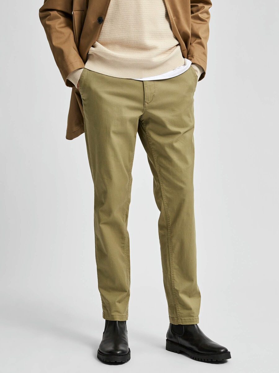 Selected COUPE SLIM CHINOS, Aloe, highres - 16074054_Aloe_003.jpg