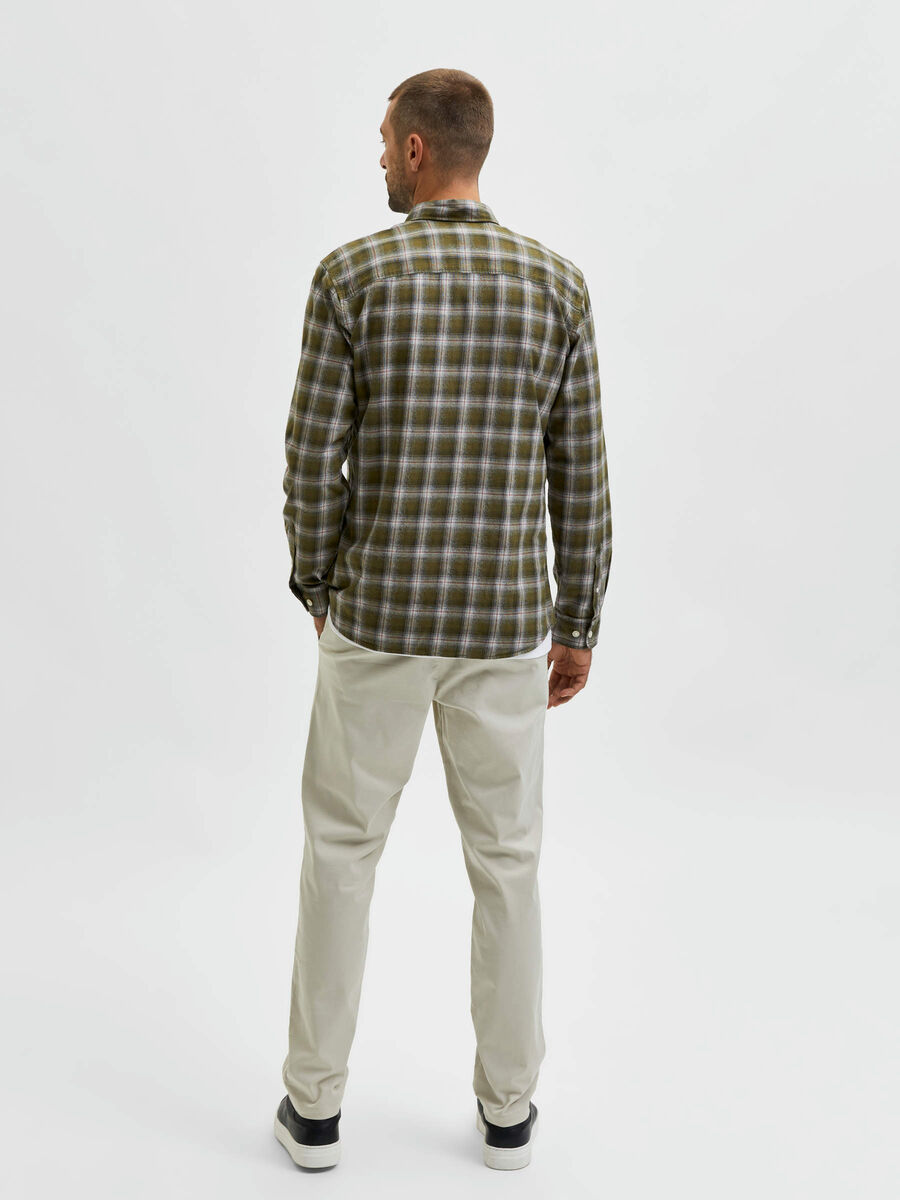 Selected CHECKED SHIRT, Winter Moss, highres - 16082878_WinterMoss_905404_004.jpg
