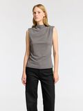 Selected GLITTER SLEEVELESS TOP, Grey, highres - 16094972_Grey_003.jpg