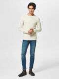 Selected CREW-NECK - SWEATER, Sand, highres - 16056903_Sand_005.jpg